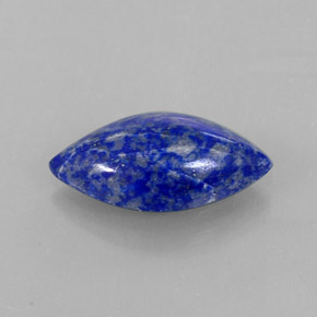 3.29 ct Blue Lapis Lazuli Gemstone, Lapis Lazuli Gem in Marquise Cabochon Shape for Sale.