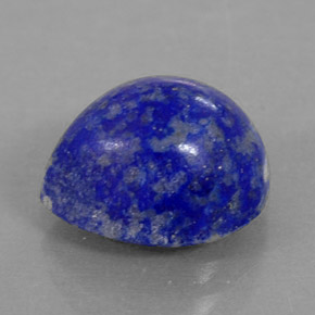 3.51 ct Blue Lapis Lazuli Gemstone, Lapis Lazuli Gem in Pear Cabochon Shape for Sale.