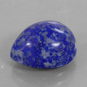 4.49 ct Blue Lapis Lazuli Gemstone, Lapis Lazuli Gem in Pear Cabochon Shape for Sale.