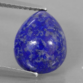 4.49 ct Blue Lapis Lazuli Stone, Natural Lapis Lazuli in Pear Cabochon Shape for Sale