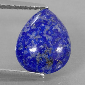 2.72 ct Blue Lapis Lazuli Stone, Natural Lapis Lazuli in Pear Cabochon Shape for Sale
