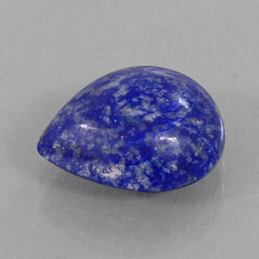 3.72 ct Blue Lapis Lazuli Gemstone, Lapis Lazuli Gem in Pear Cabochon Shape for Sale.