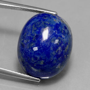 25.84 ct Blue Lapis Lazuli Stone, Natural Lapis Lazuli in Oval Cabochon Shape for Sale