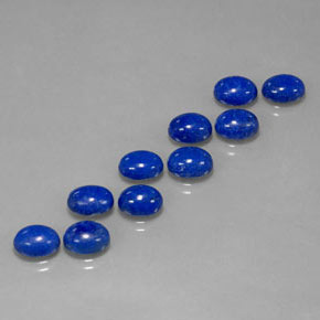 13.34 ct Blue Lapis Lazuli Stone, Natural Lapis Lazuli in Oval Cabochon Shape for Sale