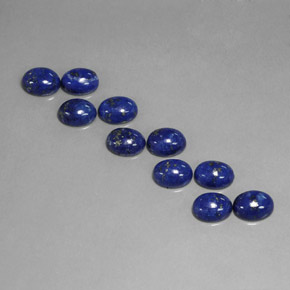 14.13 ct Blue Lapis Lazuli Gemstone, Lapis Lazuli Gem in Oval Cabochon Shape for Sale.