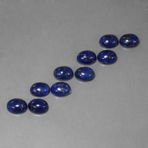 14.24 ct Blue Lapis Lazuli Stone, Natural Lapis Lazuli in Oval Cabochon Shape for Sale