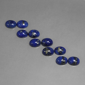 14.56 ct Blue Lapis Lazuli Gemstone, Lapis Lazuli Gem in Oval Cabochon Shape for Sale.