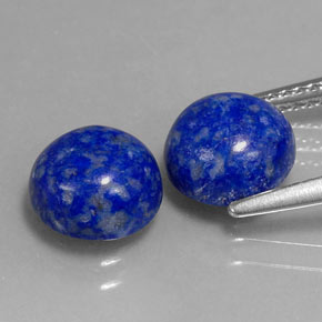 Lapis Lazuli Gemstone in 8 mm (calibrated) Size for Sale, Lapis Lazuli Stone in Royal Blue Color