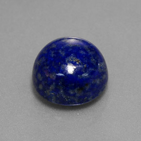2.73 ct Blue Lapis Lazuli Stone, Natural Lapis Lazuli in Round Cabochon Shape for Sale