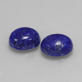 3.05 ct Blue Lapis Lazuli Stone, Natural Lapis Lazuli in Oval Cabochon Shape for Sale
