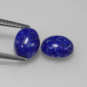2.62 ct Blue Lapis Lazuli Gemstone, Lapis Lazuli Gem in Oval Cabochon Shape for Sale.