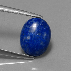 2.15 ct Blue Lapis Lazuli Gemstone, Lapis Lazuli Gem in Oval Cabochon Shape for Sale.