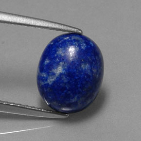3.23 ct Blue Lapis Lazuli Gemstone, Lapis Lazuli Gem in Oval Cabochon Shape for Sale.