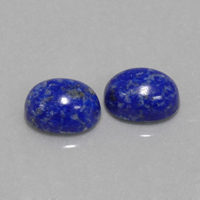 3.32 ct Blue Lapis Lazuli Stone, Natural Lapis Lazuli in Oval Cabochon Shape for Sale