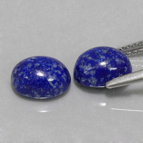 Lapis Lazuli Gemstone in 8 x 6 mm (calibrated) Size for Sale, Lapis Lazuli Stone in Royal Blue Color