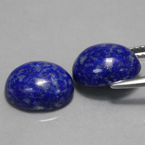Lapis Lazuli Gemstone in 10 x 8 mm (calibrated) Size for Sale, Lapis Lazuli Stone in Royal Blue Color
