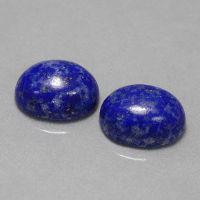 3.00 ct Blue Lapis Lazuli Stone, Natural Lapis Lazuli in Oval Cabochon Shape for Sale