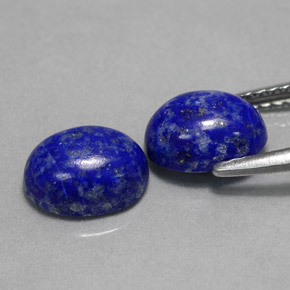 Lapis Lazuli Gemstone in 8 x 6 mm (calibrated) Size for Sale, Lapis Lazuli Stone in Royal Blue Color