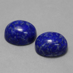 4.87 ct Blue Lapis Lazuli Stone, Natural Lapis Lazuli in Oval Cabochon Shape for Sale