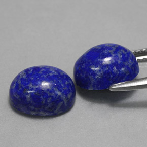 Lapis Lazuli Gemstone in 9 x 7 mm (calibrated) Size for Sale, Lapis Lazuli Stone in Royal Blue Color