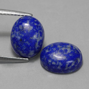 5.50 ct Blue Lapis Lazuli Gemstone, Lapis Lazuli Gem in Oval Cabochon Shape for Sale.