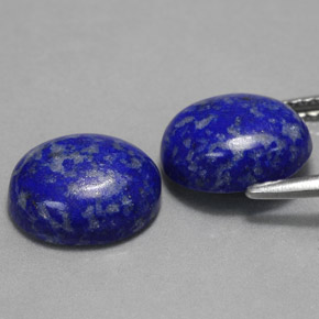 Lapis Lazuli Gemstone in 10 x 8 mm (calibrated) Size for Sale, Lapis Lazuli Stone in Royal Blue Color