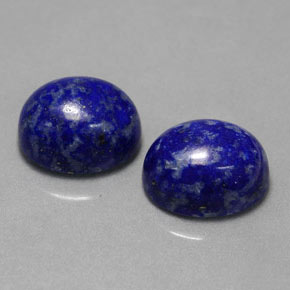 5.46 ct Blue Lapis Lazuli Stone, Natural Lapis Lazuli in Oval Cabochon Shape for Sale