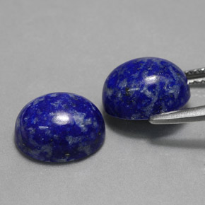 Lapis Lazuli Gemstone in 9 x 7 mm (calibrated) Size for Sale, Lapis Lazuli Stone in Royal Blue Color