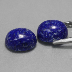 Lapis Lazuli Gemstone in 8 x 6 mm (calibrated) Size for Sale, Lapis Lazuli Stone in Royal Blue Color