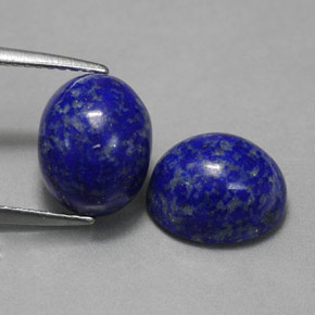 7.78 ct Blue Lapis Lazuli Gemstone, Lapis Lazuli Gem in Oval Cabochon Shape for Sale.
