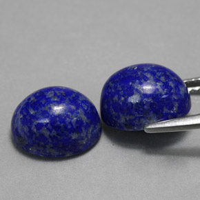 Lapis Lazuli Gemstone in 10 x 8 mm (calibrated) Size for Sale, Lapis Lazuli Stone in Royal Blue Color