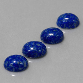 5.61 ct Blue Lapis Lazuli Stone, Natural Lapis Lazuli in Oval Cabochon Shape for Sale
