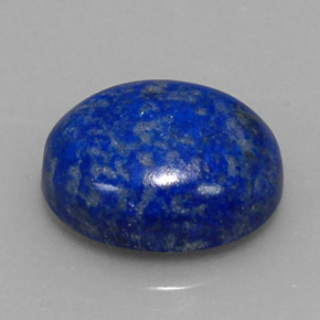 5.86 ct Blue Lapis Lazuli Stone, Natural Lapis Lazuli in Oval Cabochon Shape for Sale
