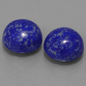 9.11 ct Blue Lapis Lazuli Stone, Natural Lapis Lazuli in Round Cabochon Shape for Sale