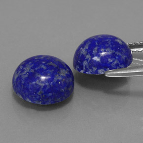 Lapis Lazuli Gemstone in 9 mm (calibrated) Size for Sale, Lapis Lazuli Stone in Royal Blue Color