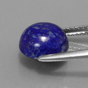 Lapis Lazuli Gemstone in 9 mm (calibrated) Size for Sale, Lapis Lazuli Stone in Royal Blue Color