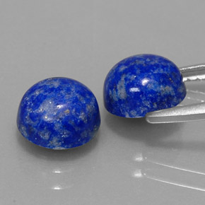 Lapis Lazuli Gemstone in 7 mm (calibrated) Size for Sale, Lapis Lazuli Stone in Royal Blue Color