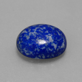 3.97 ct Blue Lapis Lazuli Stone, Natural Lapis Lazuli in Oval Cabochon Shape for Sale
