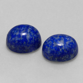 8.01 ct Blue Lapis Lazuli Stone, Natural Lapis Lazuli in Oval Cabochon Shape for Sale