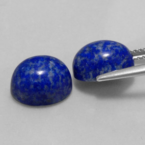 Lapis Lazuli Gemstone in 10 x 8 mm (calibrated) Size for Sale, Lapis Lazuli Stone in Royal Blue Color