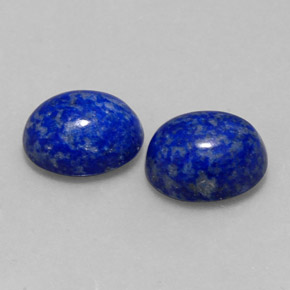 6.26 ct Blue Lapis Lazuli Stone, Natural Lapis Lazuli in Oval Cabochon Shape for Sale