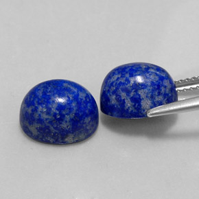 Lapis Lazuli Gemstone in 10 x 8 mm (calibrated) Size for Sale, Lapis Lazuli Stone in Royal Blue Color