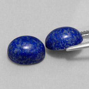 Lapis Lazuli Gemstone in 11 x 9 mm (calibrated) Size for Sale, Lapis Lazuli Stone in Royal Blue Color