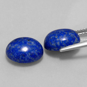 Lapis Lazuli Gemstone in 11 x 9 mm (calibrated) Size for Sale, Lapis Lazuli Stone in Royal Blue Color