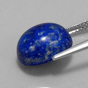 Lapis Lazuli Gemstone in 12 x 10 mm (calibrated) Size for Sale, Lapis Lazuli Stone in Royal Blue Color