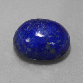 5.56 ct Blue Lapis Lazuli Stone, Natural Lapis Lazuli in Oval Cabochon Shape for Sale