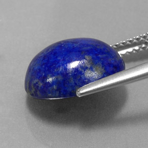 Lapis Lazuli Gemstone in 12 x 10 mm (calibrated) Size for Sale, Lapis Lazuli Stone in Royal Blue Color
