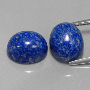 11.03 ct Blue Lapis Lazuli Gemstone, Lapis Lazuli Gem in Oval Cabochon Shape for Sale.
