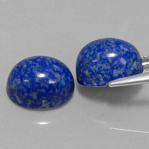 Lapis Lazuli Gemstone in 11 x 9 mm (calibrated) Size for Sale, Lapis Lazuli Stone in Royal Blue Color