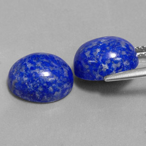 Lapis Lazuli Gemstone in 11 x 9 mm (calibrated) Size for Sale, Lapis Lazuli Stone in Royal Blue Color